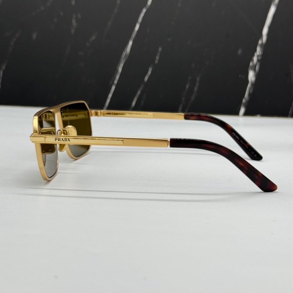 NEW SPR A53 1BK01T PRADA PRA53S 1BK01T UNISEX SUNGLASSES PR A53S 1BK01T SQUARE - Picture 8 of 13